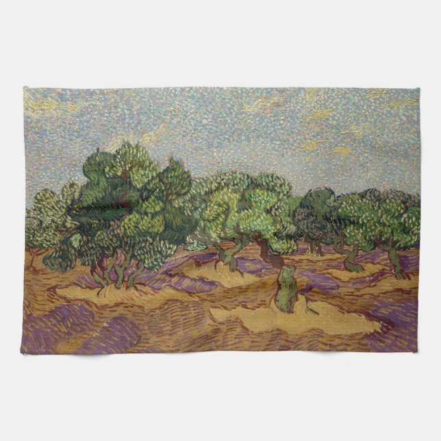 Linge De Cuisine Vincent van Gogh - Olive Trees (Horizontal)