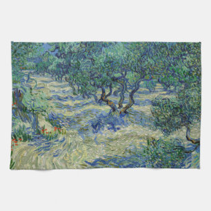 Linge De Cuisine Vincent van Gogh - Oliveraie : ciel bleu brillant