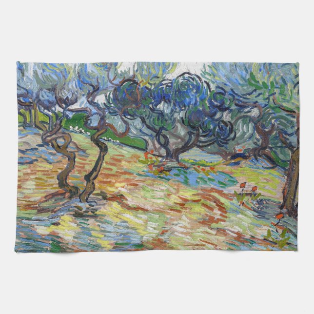 Linge De Cuisine Vincent van Gogh - Oliviers : Ciel bleu vif (Horizontal)