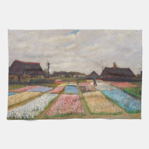 Linge De Cuisine Vincent van Gogh - Parterres de fleurs en Hollande