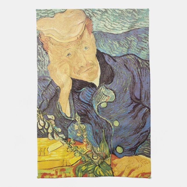 Linge De Cuisine Vincent van Gogh - Portrait du Docteur Gachet (Vertical)