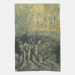 Linge De Cuisine Vincent van Gogh - Prisonniers exerçant