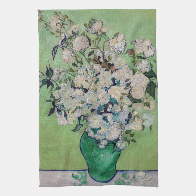 Linge De Cuisine Vincent van Gogh - Roses (Vertical)