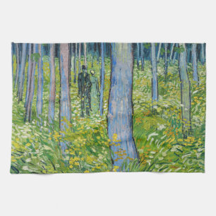 Linge De Cuisine Vincent van Gogh - Sous-bois avec deux personnages
