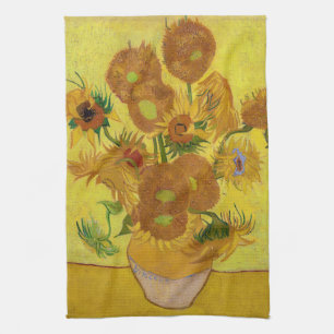Linge De Cuisine Vincent van Gogh - Vase avec quinze tournesols