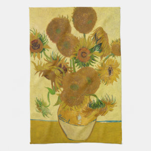 Linge De Cuisine Vincent van Gogh - Vase avec quinze tournesols