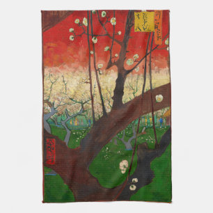 Linge De Cuisine Vincent van Gogh - Verger de pruniers en fleurs