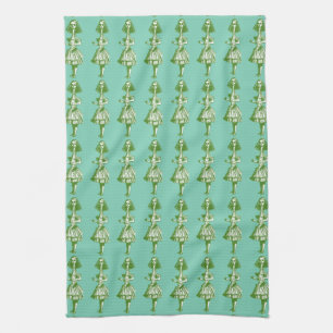 Linge De Cuisine Vintage Alice étirée au pays des merveilles