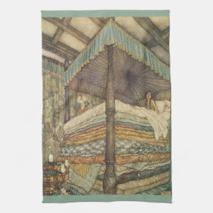 Linge De Cuisine Vintage Conte de Fées, Princesse et Petit Pois, Ed