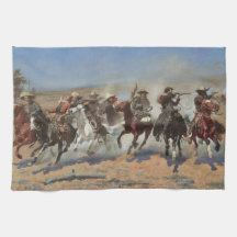 Vintage Cowboys, A Dash For Timber par Remington