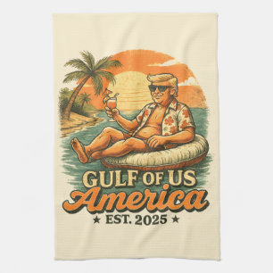 Linge De Cuisine Vintage drôle Trump Amérique du Golfe 2025
