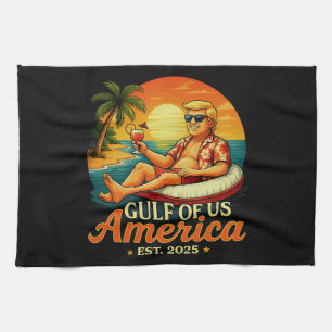 Linge De Cuisine Vintage drôle Trump Amérique du Golfe 2025