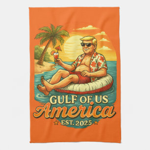 Linge De Cuisine Vintage drôle Trump Amérique du Golfe 2025
