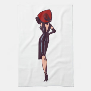 Linge De Cuisine Vintage Gorgeous Glamor Girl Retro Pinup