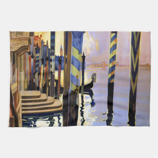 Linge De Cuisine Vintage Grand Canal Venise Italie Voyage
