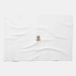 Linge De Cuisine Vintage Howdy Chérie Pâques Vache Highland Mignonn