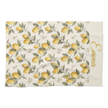Vintage Lemon Blossom – Elegant Botanical Citrus 