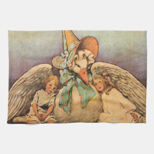 Linge De Cuisine Vintage Mother Goose Enfants Jessie Willcox Smith