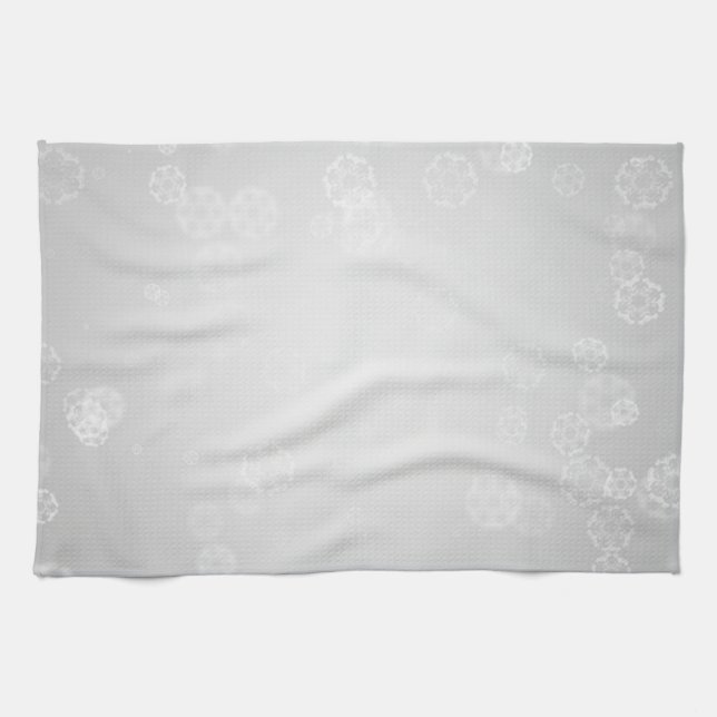 Linge De Cuisine Vintage Snow Background (Horizontal)