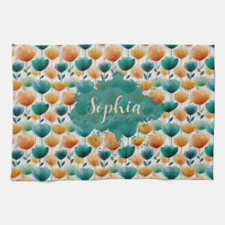 Linge De Cuisine Vintage Spring Yellow and Green Floral