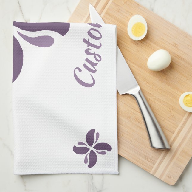 Linge De Cuisine Vintage Zen Echo Lilac Kiss (Quart Plié)