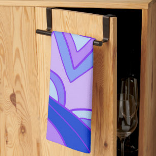 Linge De Cuisine Violets Groovy