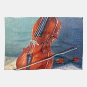 Linge De Cuisine Violon/Violon