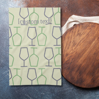 Linge De Cuisine Virginia Wine Glass Kitchen Towels