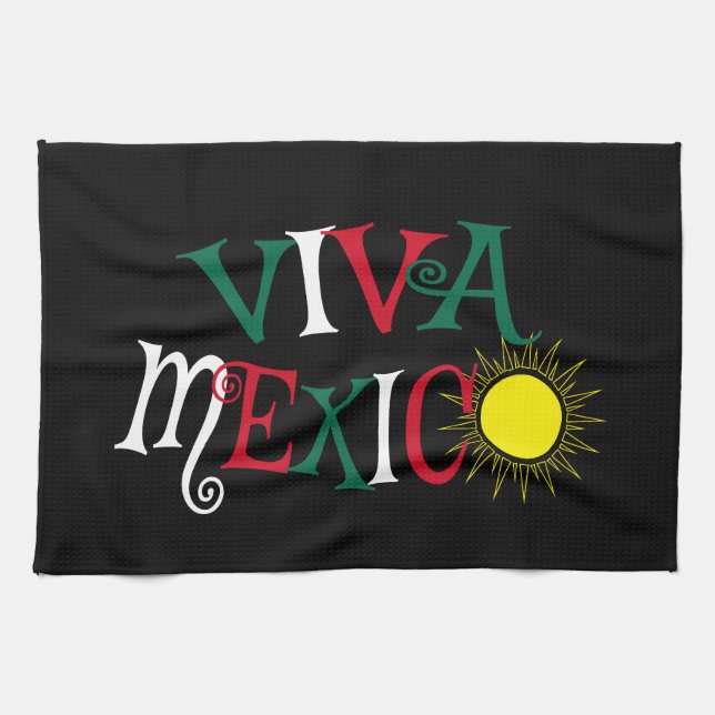 Linge De Cuisine Viva Mexico (Horizontal)