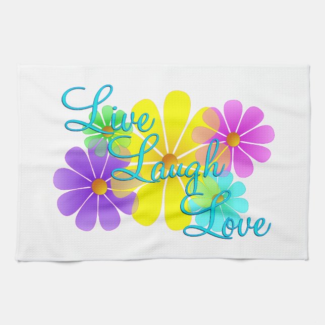 Linge De Cuisine Vivent l'amour de rire (Horizontal)