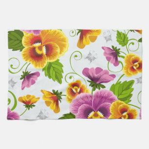 Linge De Cuisine Vivid fleurs de pansement