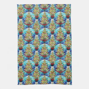 Linge De Cuisine Vivid Vive Motif de sapin de Noël