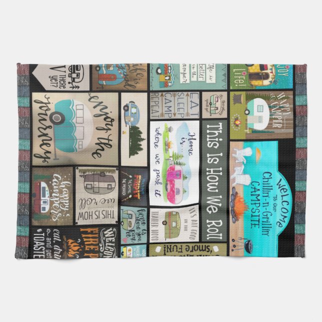 Linge De Cuisine Voici comment nous roulons (Horizontal)