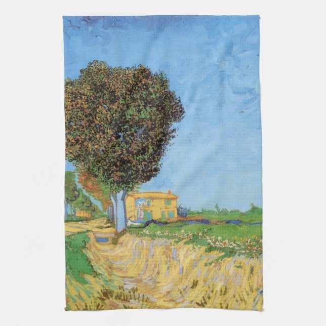 Linge De Cuisine Voie près d'Arles par Vincent van Gogh (Vertical)