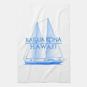 Linge De Cuisine Voile nautique côtière de Kailua Kona