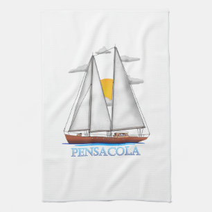 Linge De Cuisine Voilier Nautique Côtier de Pensacola
