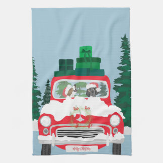 Linge De Cuisine Voiture de Noël Coonhland