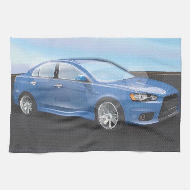 Linge De Cuisine Voiture de sport (Horizontal)