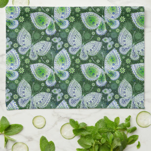 Linge De Cuisine Voler vers l'extérieur Papillon Paisley Imprimer v