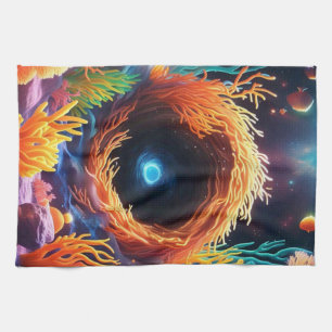 Linge De Cuisine Vortex de corail sous-marin