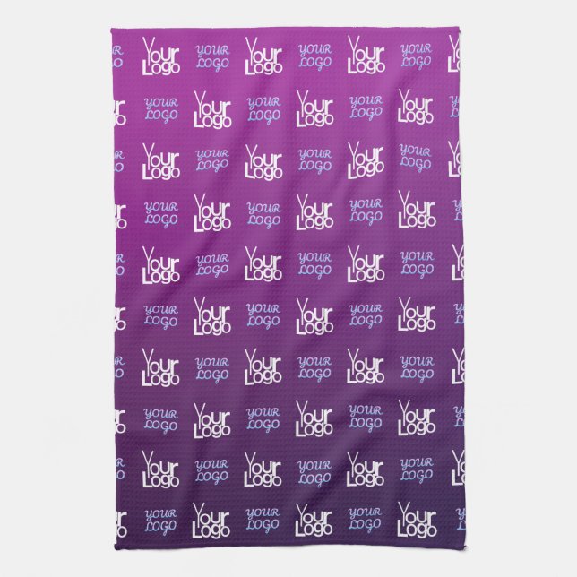 Linge De Cuisine Votre logo | 2 Images téléchargées ou logos profes (Vertical)