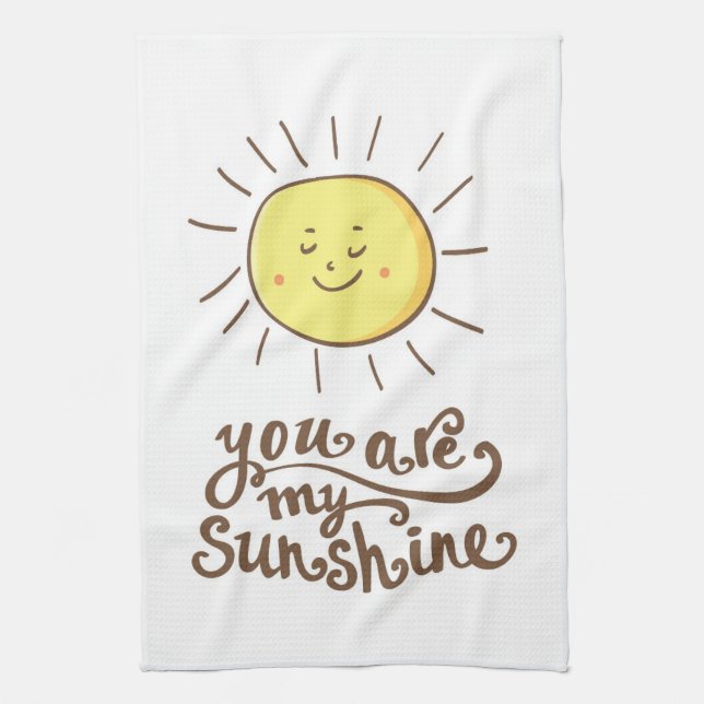 Linge De Cuisine Vous Êtes Mon Soleil (Vertical)