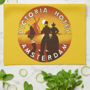 Linge De Cuisine Voyage Rétro, Hôtel Victoria, Amsterdam, Hollande