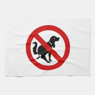 Linge De Cuisine VOYAGE ⚠ THAÏE NO DOG Fouling ⚠