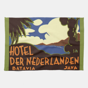 Linge De Cuisine Voyage Vintage Jakarta Indonésie Hôtel Nederlanden