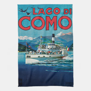 Linge De Cuisine Voyage Vintage Lago di Côo