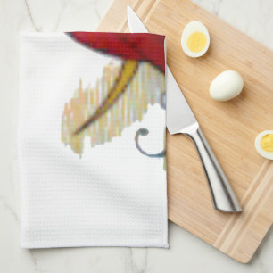 Linge De Cuisine Vue cosmique : Elfe sur la lune aventure