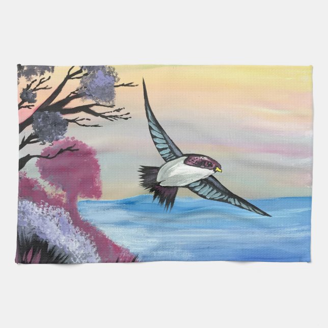 Linge De Cuisine Vue Oiseaux (Horizontal)