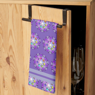 Linge De Cuisine W2 pourpre