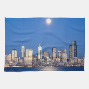 Linge De Cuisine WA, Seattle, panorama de Seattle et Elliott Bay 3